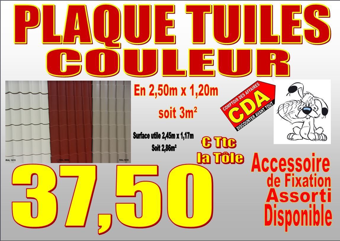 PLAQUE TUILES – Couleurs
