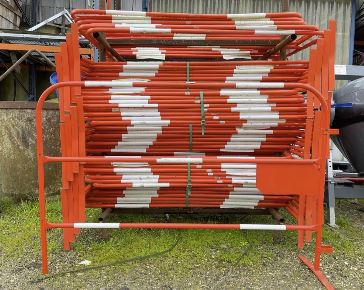 Barrière de chantier déstockage